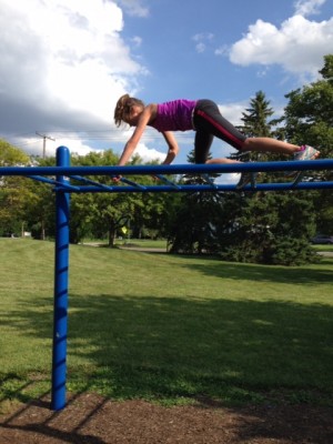 Clara Climbing