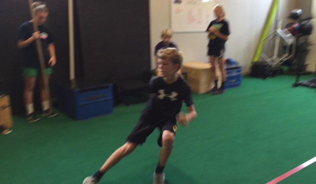 Evan decelerating